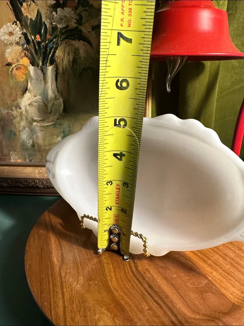Vintage Glasbake Milk Glass Fish Dish Made In USA